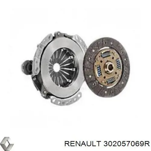 Купити 302057069R Renault (RVI) Комплект зчеплення (диск, корзина, підшипник)