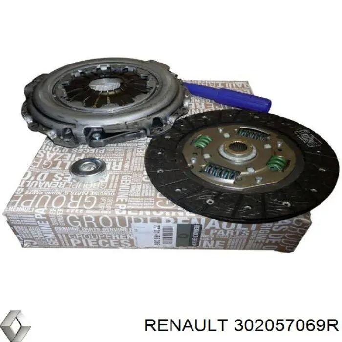 Комплект зчеплення (3 частини) Renault (RVI) 302057069R ціна, від 192.72 USD