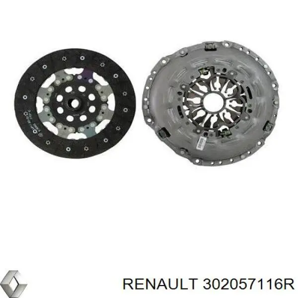 Купити C021000Q0C Renault (RVI) Комплект зчеплення (диск, корзина, підшипник)