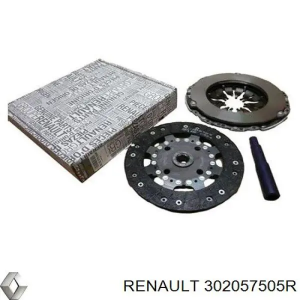 302057505R Renault (RVI) комплект зчеплення (3 частини)