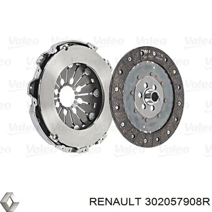 Купити 302057908R Renault (RVI) Комплект зчеплення (диск, корзина, підшипник)