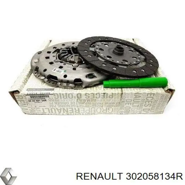 Комплект зчеплення (3 частини) Renault (RVI) 302058134R ціна, від 173.52 USD