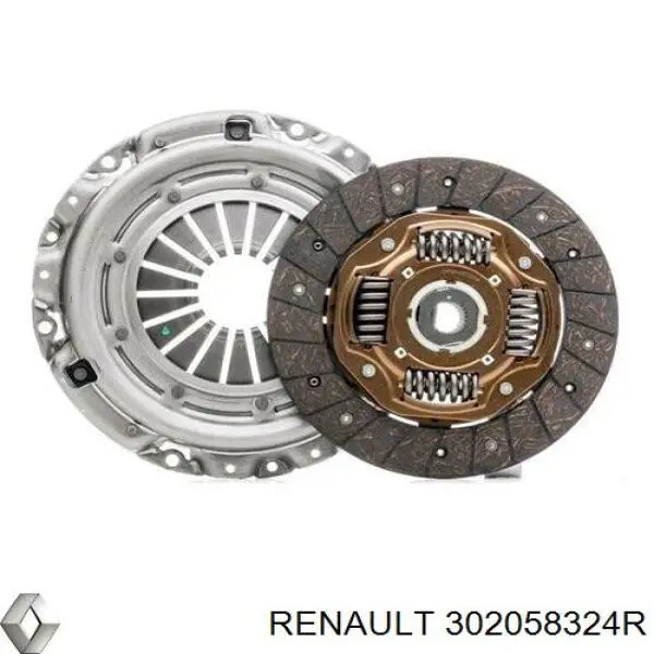 Комплект зчеплення (3 частини) 302058324R Renault (RVI)