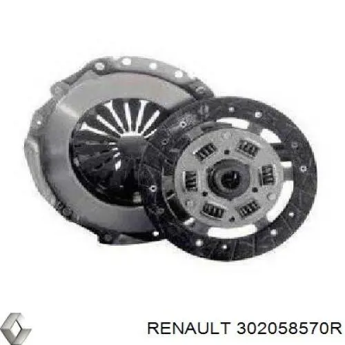 Купити 302058570R Renault (RVI) Комплект зчеплення (диск, корзина, підшипник)