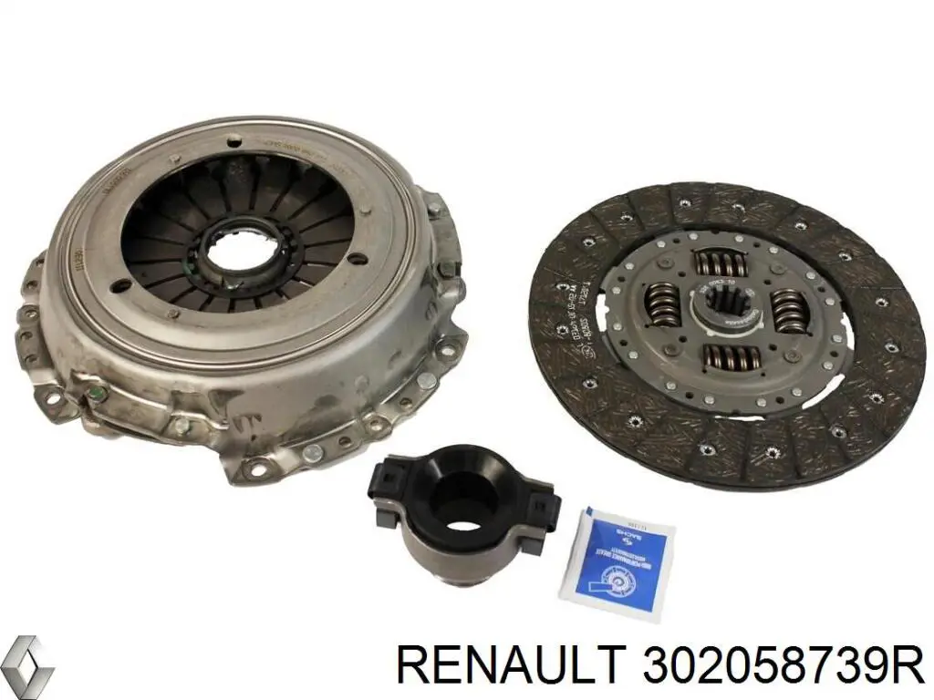 Комплект зчеплення (3 частини) Renault (RVI) 302183597R ціна, від 297.01 USD