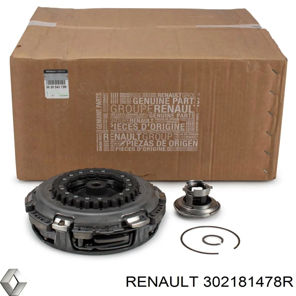 302181478R Renault (RVI) Зчеплення в зборі