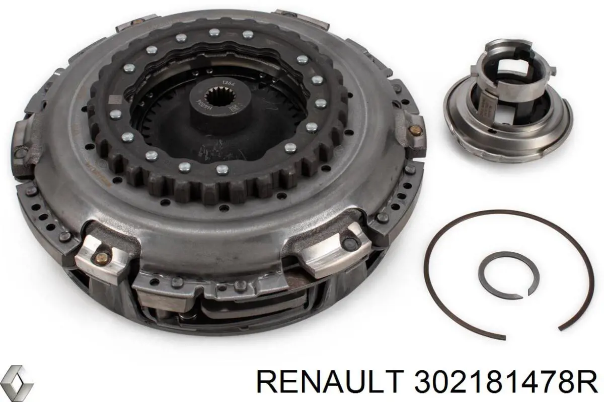 Комплект зчеплення (3 частини) Renault (RVI) 302181478R ціна, від 633.46 USD