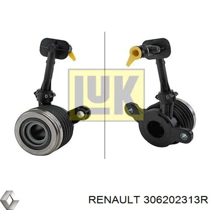 Робочий циліндр зчеплення в зборі з вижимним підшипником Renault (RVI) 306202313R