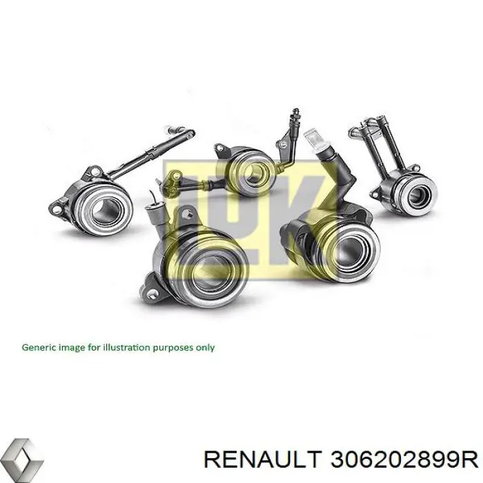 306202899R Renault (RVI) робочий циліндр зчеплення в зборі з витискним підшипником
