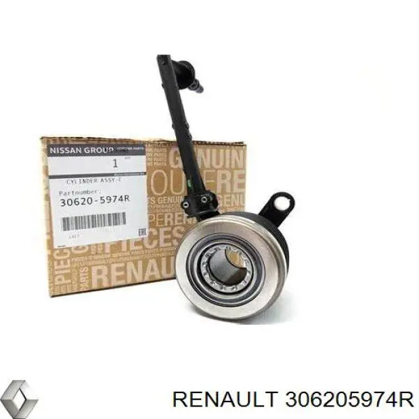Робочий циліндр зчеплення в зборі з витискним підшипником Renault (RVI) 306205974R ціна, від 45.47 USD