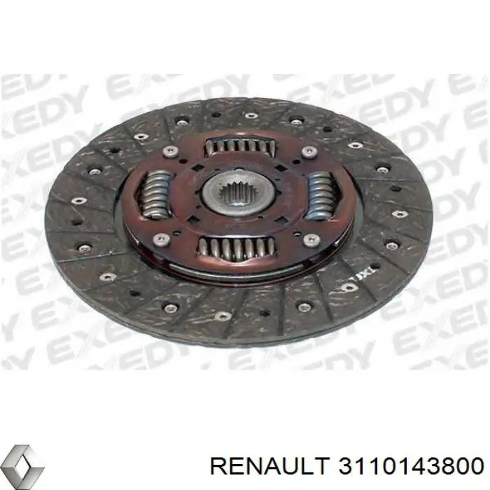 Корзина зчеплення 3110143800 Renault (RVI)