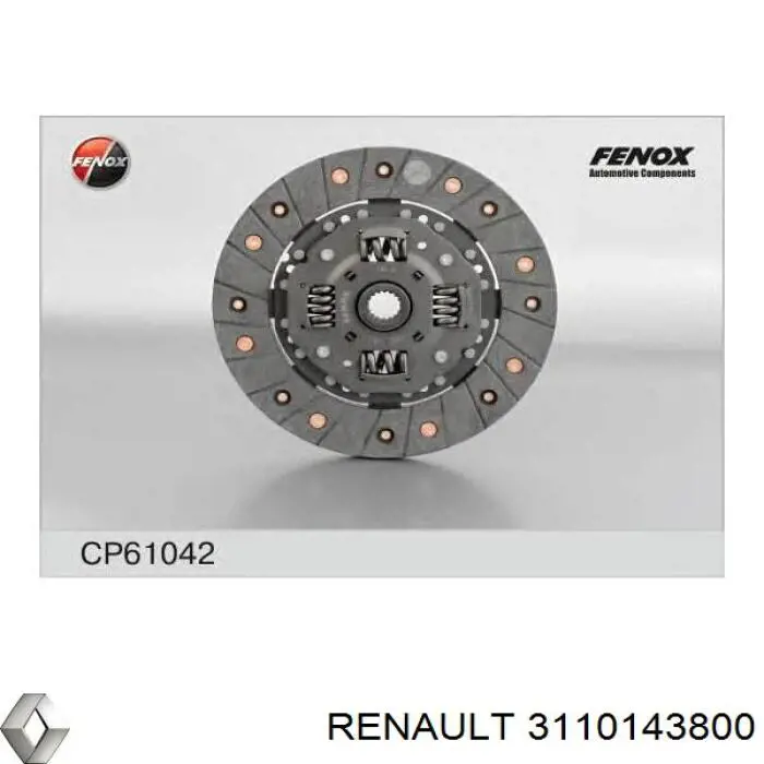 Купити 3110143800 Renault (RVI) Корзина зчеплення