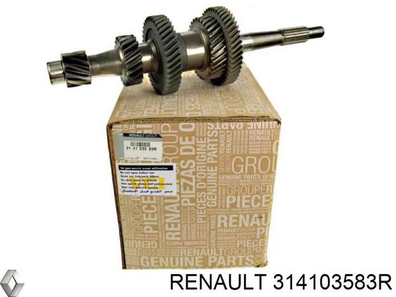 Вал первинний КПП Renault (RVI) 314103583R ціна, від 350.61 USD