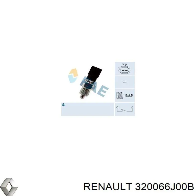 Купити 320066J00B Renault (RVI) Вмикач ліхтарів заднього ходу