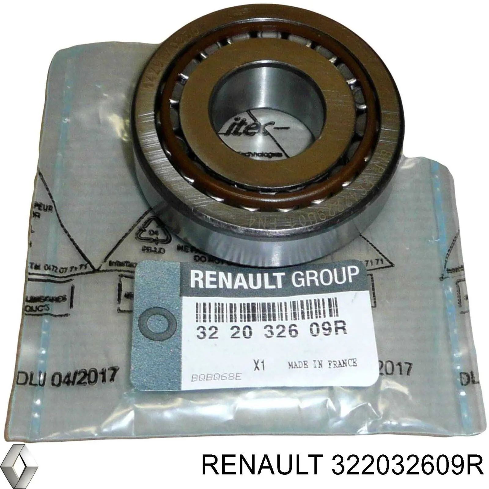 322032609R Renault (RVI) підшипник первинного валу коробки