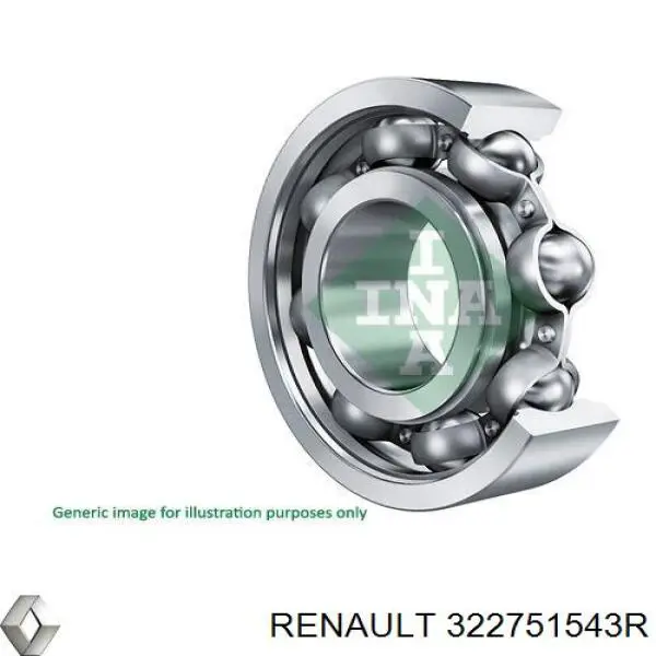 322751543R Renault (RVI) Підшипник вторинного вала коробки