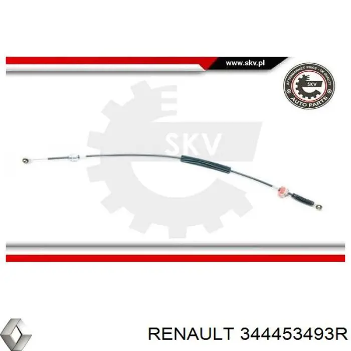 344453493R Renault (RVI) Трос перемикання передач, вибору передачі