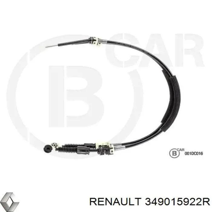 349015922R Renault (RVI) трос перемикання передач