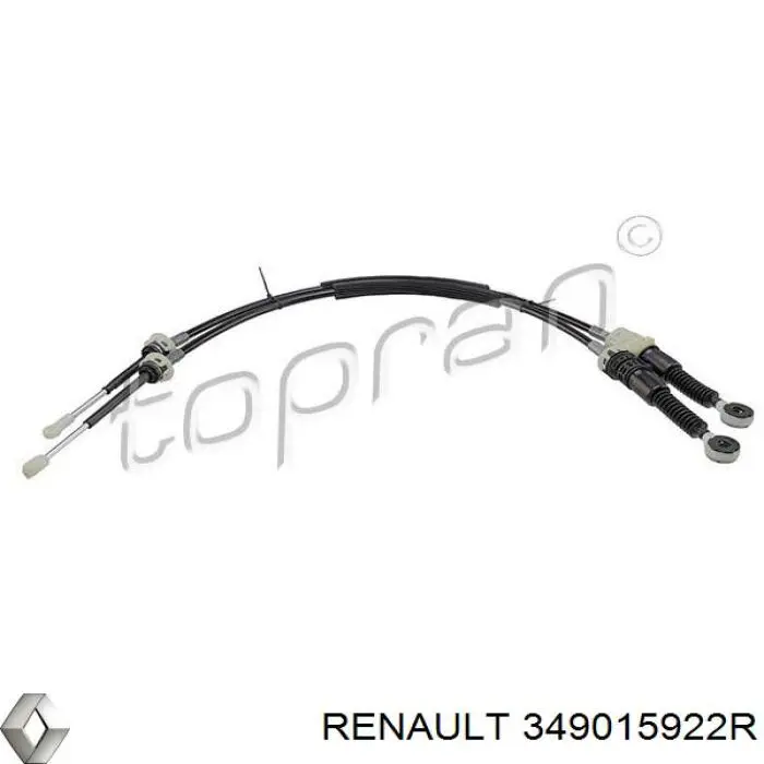 Трос перемикання передач, здвоєний Renault (RVI) 349015922R ціна, від 128.12 USD