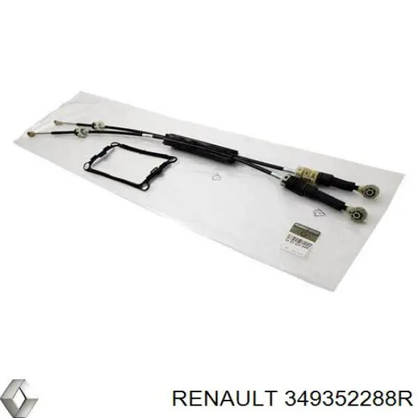 Трос перемикання передач, вибору передачі Renault (RVI) 349352288R ціна, від 27.53 USD