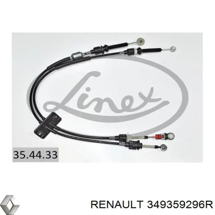 Трос перемикання передач, здвоєний Renault (RVI) 349359296R ціна, від 133.57 USD