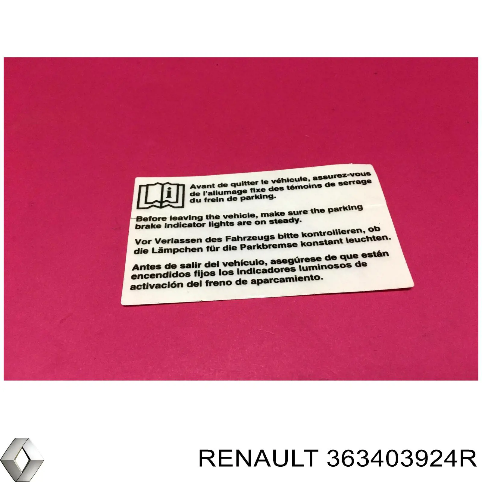 363403924R Renault (RVI) 