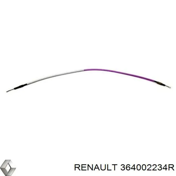 Купити 364002234R Renault (RVI) Трос ручного гальма задній, правий/лівий