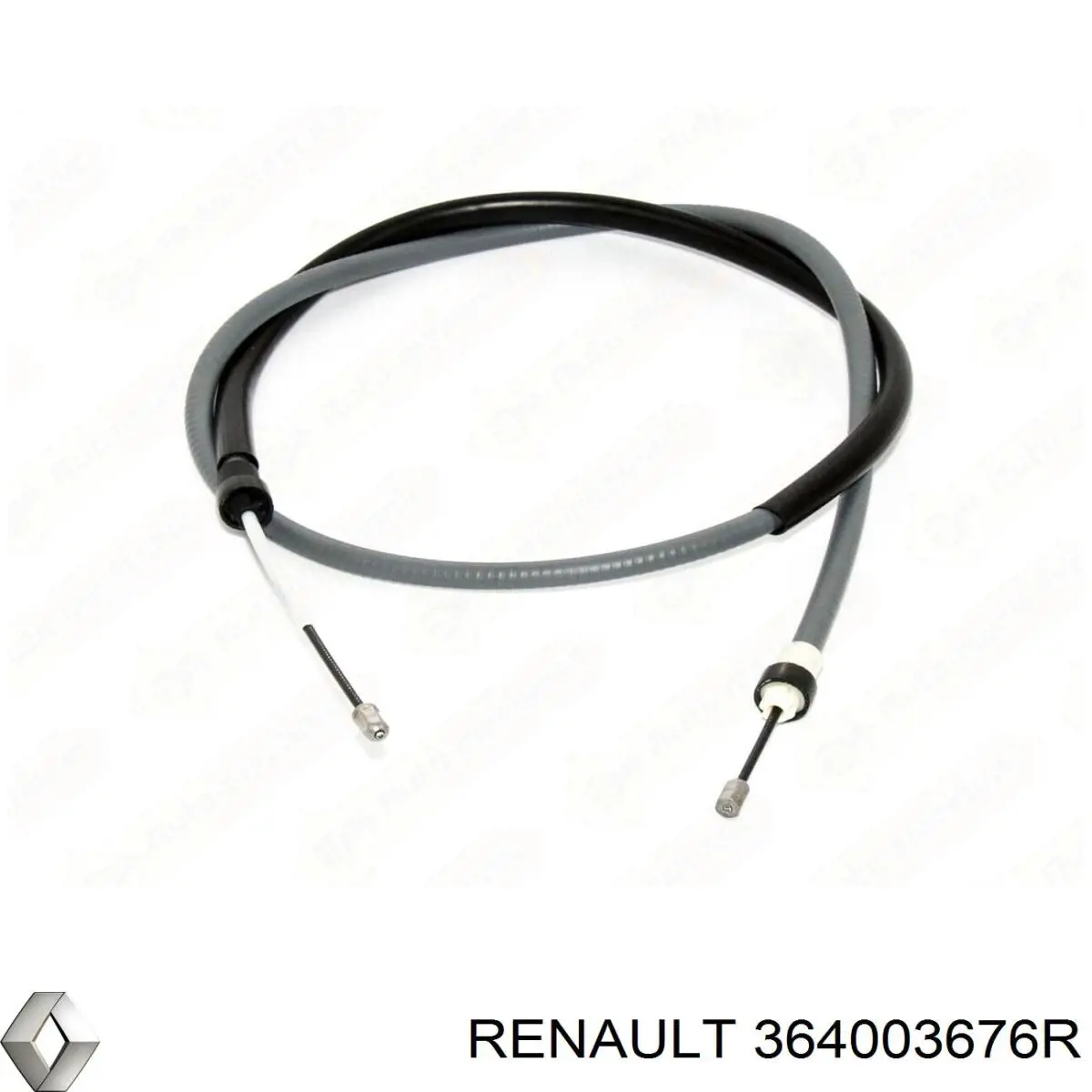 Трос ручного гальма задній, правий/лівий 364003676R Renault (RVI)