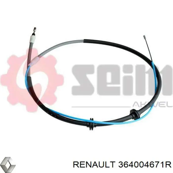 364004671R Renault (RVI) Трос ручного гальма задній, правий/лівий