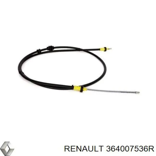 Трос ручного гальма задній, правий/лівий Renault (RVI) 364007536R ціна, від 20.97 USD