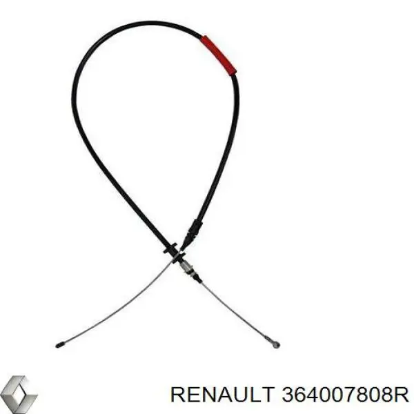 Трос ручного гальма задній, правий/лівий Renault (RVI) 364007808R ціна, від 16.66 USD