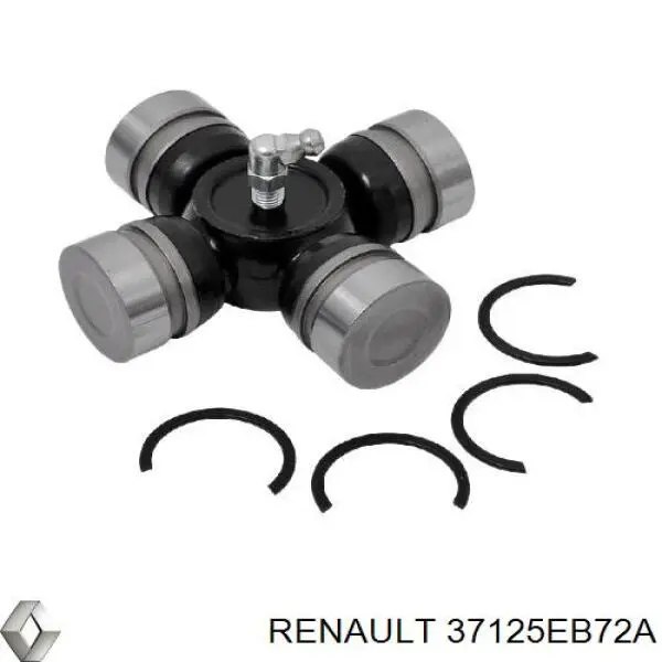 Хрестовина карданного валу Renault (RVI) 37125EB72A ціна, від 147.38 USD