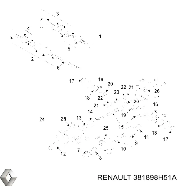 381898H51A Renault (RVI) сальник хвостовика редуктора заднього моста