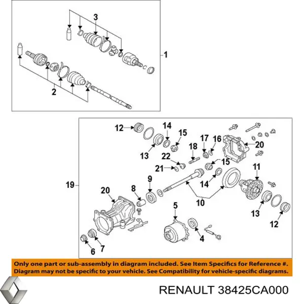 Купити 38425CA000 Nissan/Infiniti 