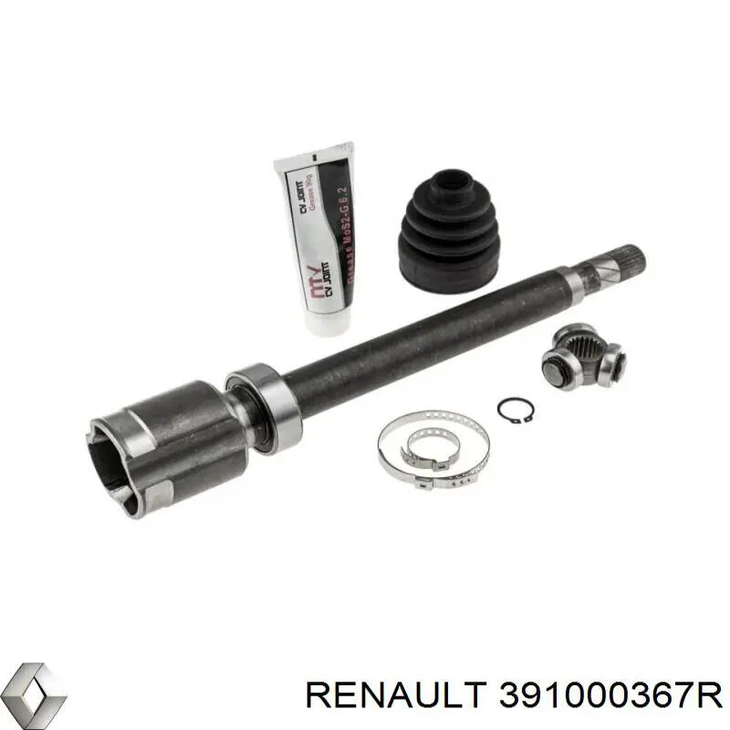 Піввісь передня, права Renault (RVI) 391000367R ціна, від 113.80 USD