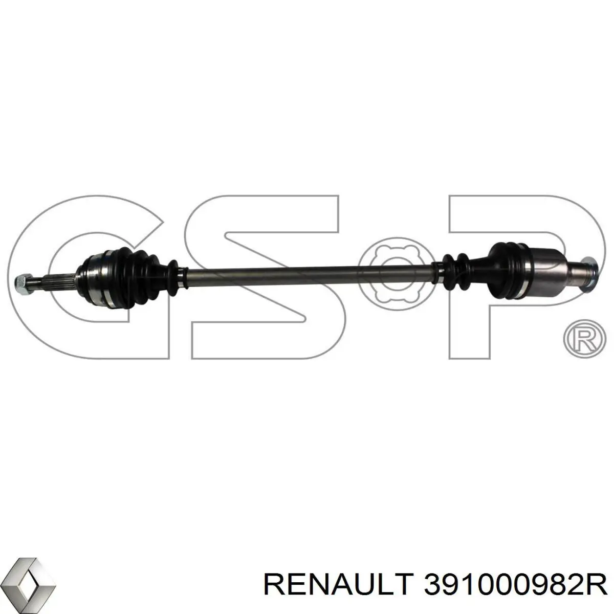 391000982R Renault (RVI) піввісь (привід передня, права)