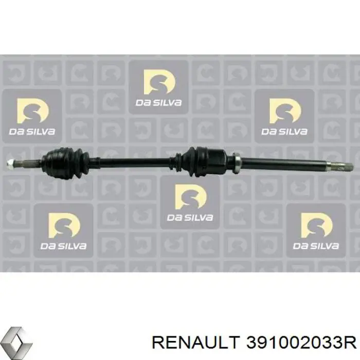 Купити 391002033R Renault (RVI) Піввісь права
