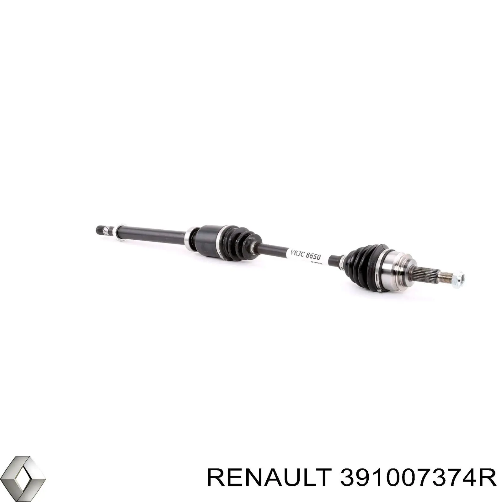 Піввісь передня, права Renault (RVI) 391007374R ціна, від 95.20 USD