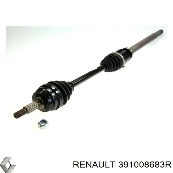 Купити 391008683R Renault (RVI) Піввісь права