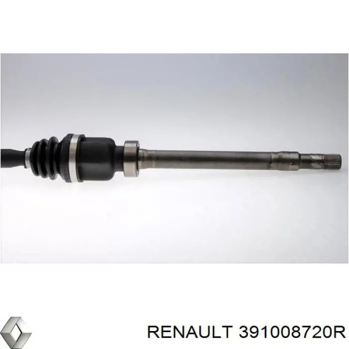 Піввісь передня, права Renault (RVI) 391008720R ціна, від 90.63 USD