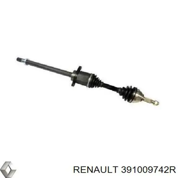 Піввісь передня, права Renault (RVI) 391009742R ціна, від 172.09 USD