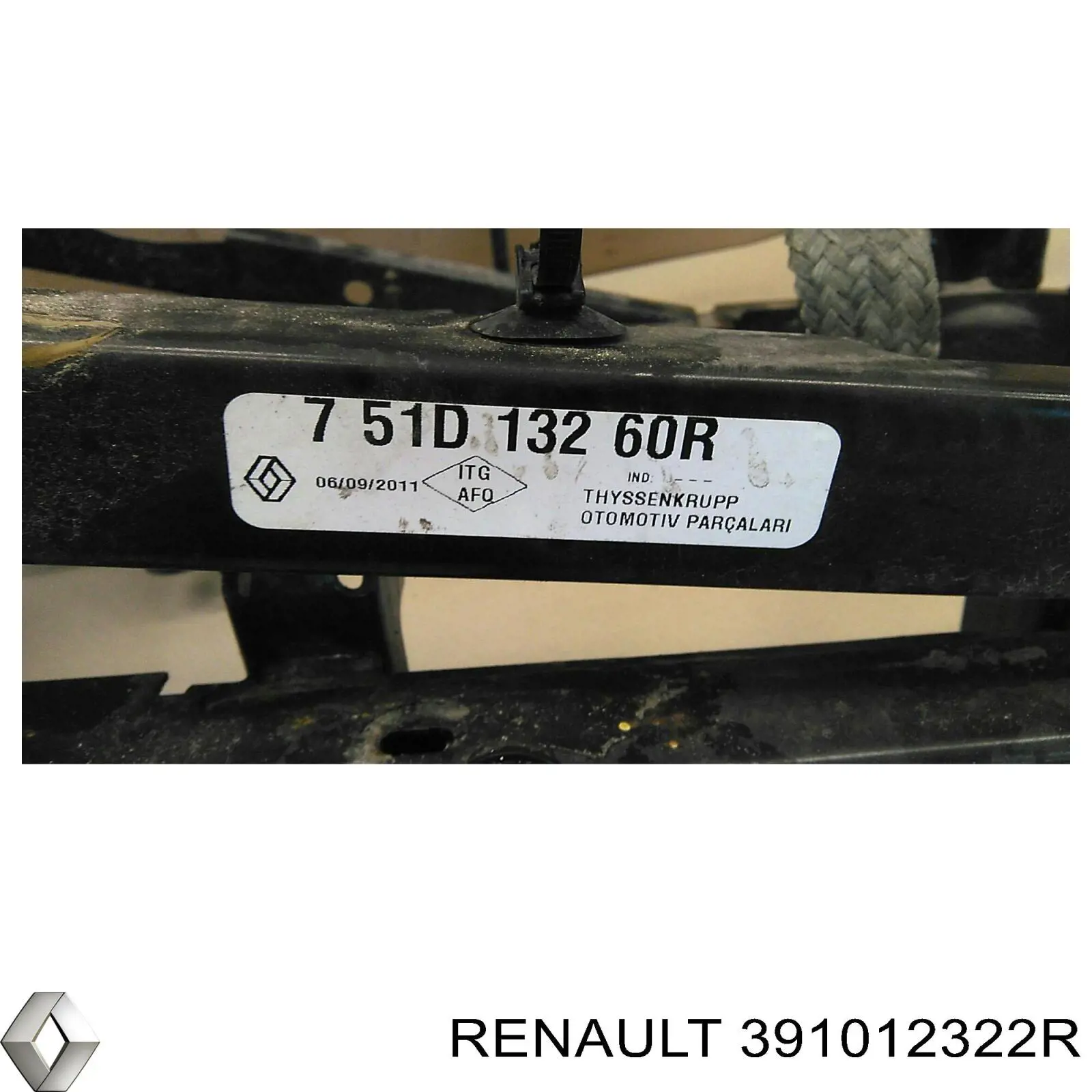 391012322R Renault (RVI) Привід лівий