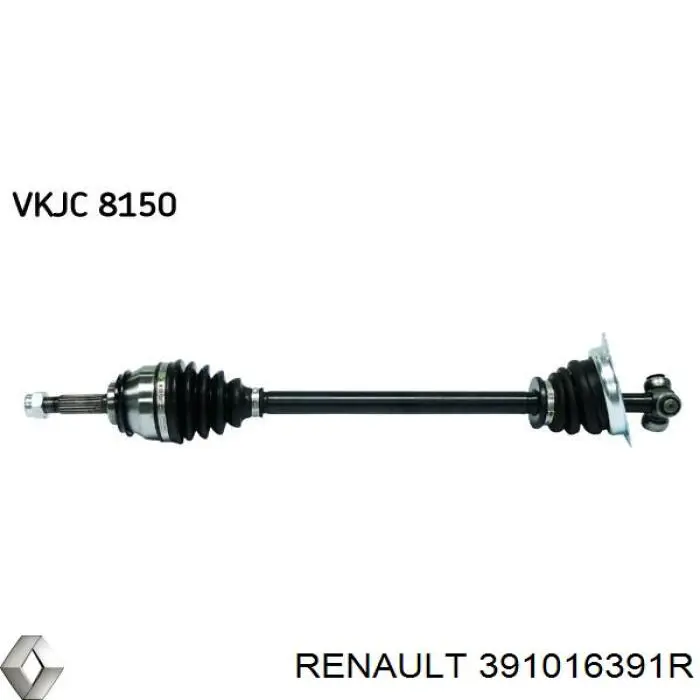Привід передній лівий Renault (RVI) 391016391R ціна, від 67.62 USD