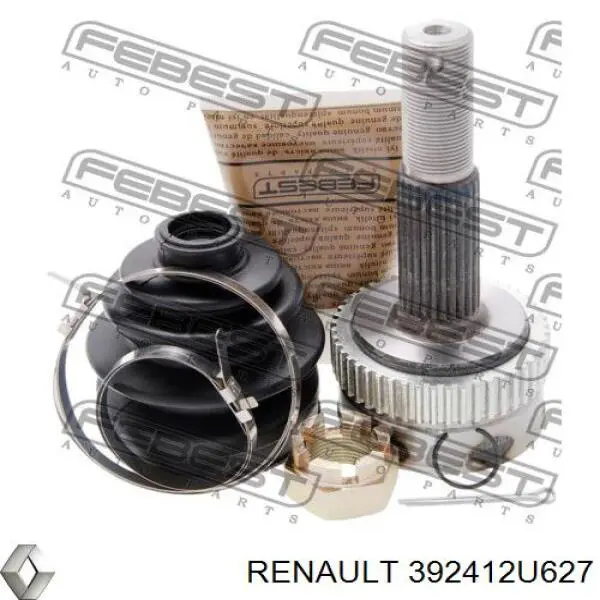 Купити 392412U627 Renault (RVI) Пильник ШРКШ зовнішній, задньої півосі