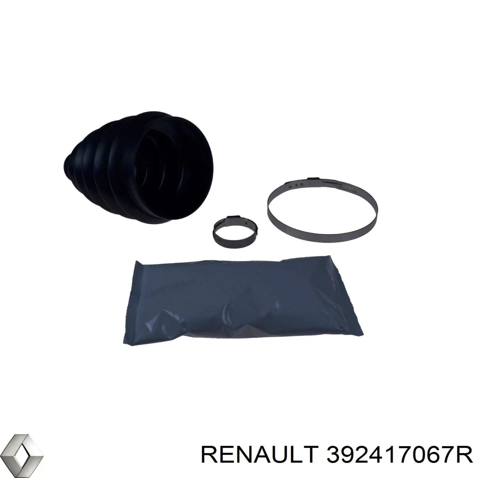 392417067R Renault (RVI) Пильник ШРУСа зовнішній, передній піввісі