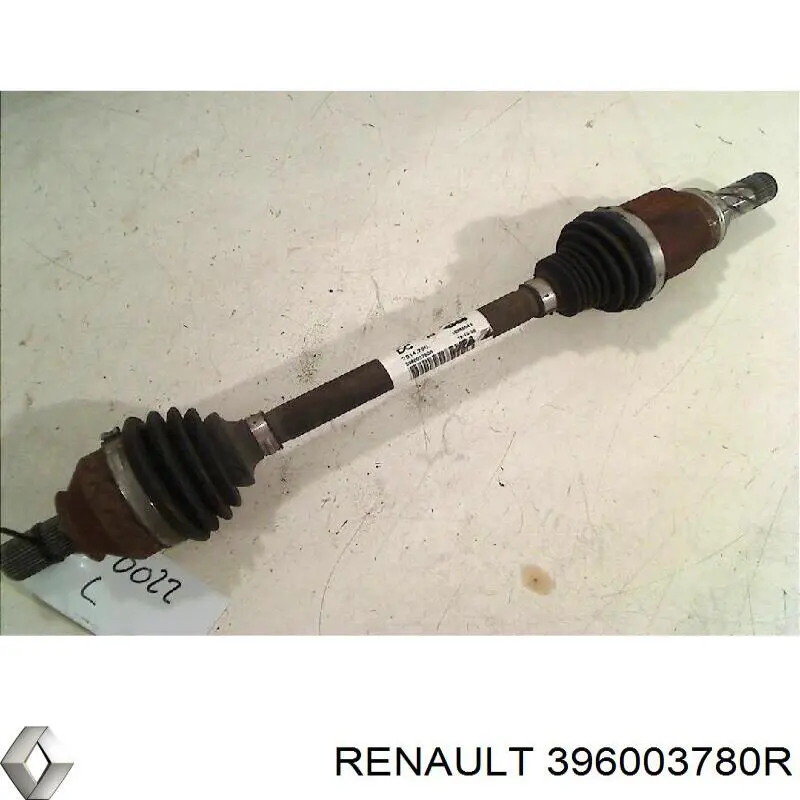 396003780R Renault (RVI) Піввісь задня, ліва