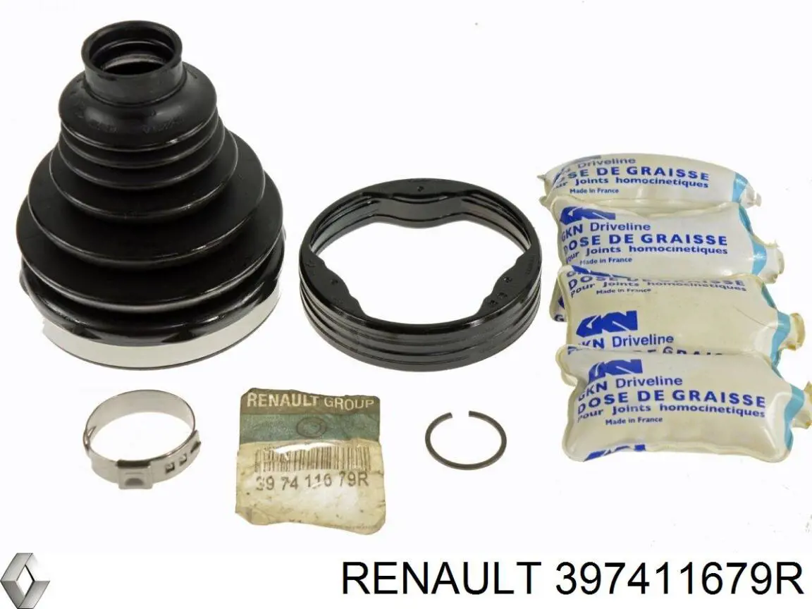 Пильник гранати внутрішній, передній півосі Renault (RVI) 397411679R ціна, від 11.38 USD