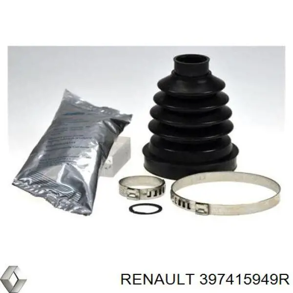 Пильник ШРУСа внутрішній, правий Renault (RVI) 397415949R ціна, від 9.58 USD