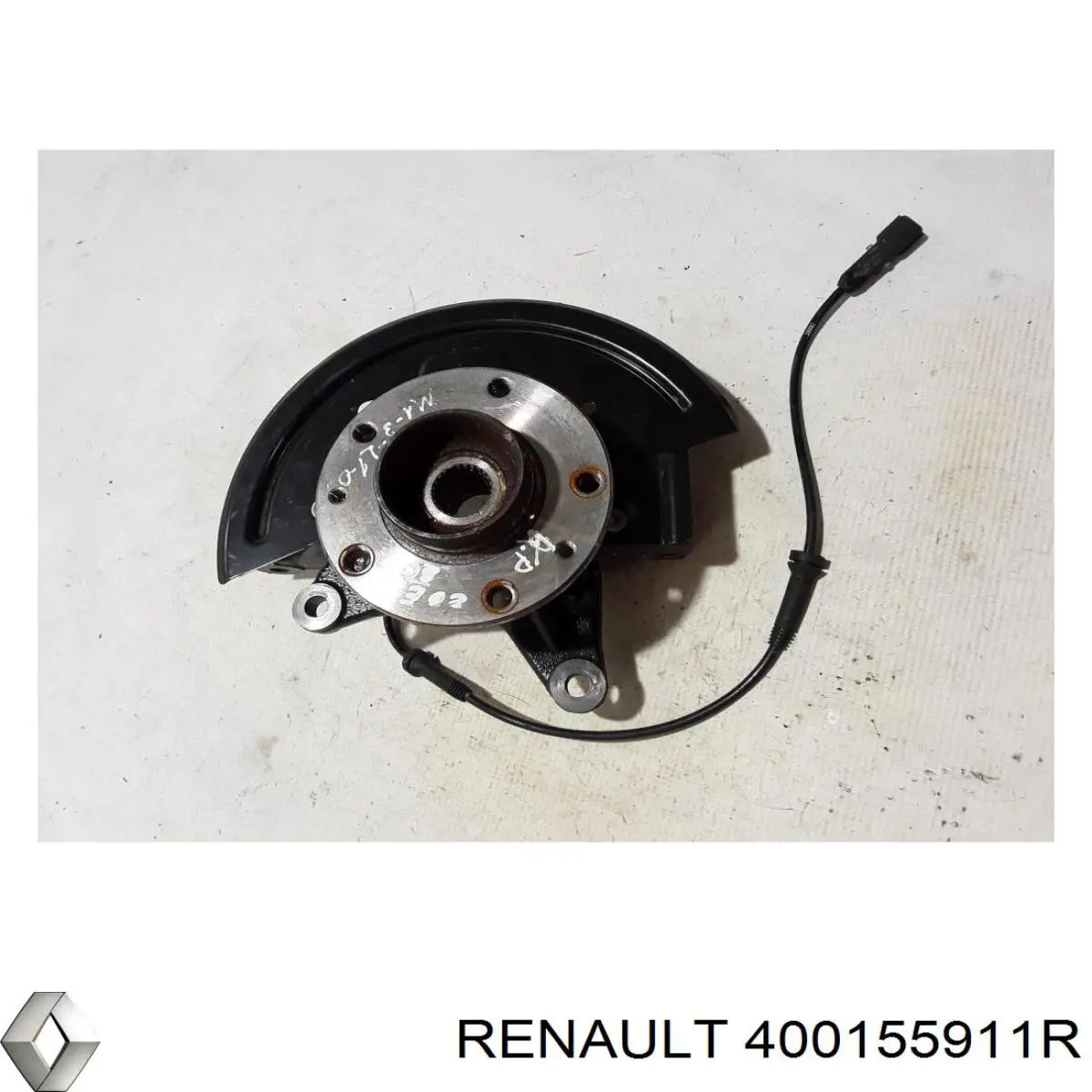 Цапфа - поворотний кулак передній, лівий 400155911R Renault (RVI)