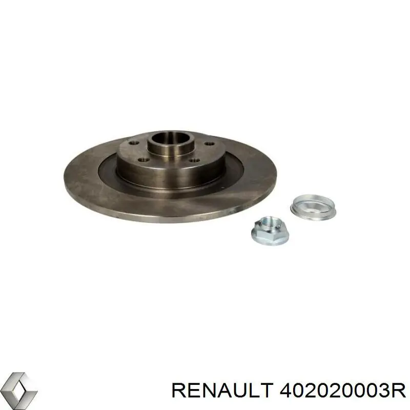 Купити 402020003R Renault (RVI) Диск заднього гальма